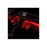 Yıldız İzi Araç İçi Torpido Ledi Şerit Led ip Led Neon Kırmızı 2 Metre
