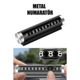 Yıldız İzi Metal Kasa Numara Çevirmeli Araç İçi Telefon Numaratör Park Numarası Parkmatik Araba Numaratör