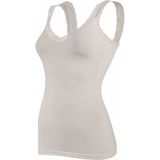 Yıldız Kadın Modal Askıları Dantelli V-Yaka Atlet 3 'lü Paket -2260-2261-2262 - 2XL - Ekru