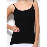 Yıldız Kadın Süper Ince Ip Askılı Modal Atlet 2245 - 3 Adet - 2XL - Siyah