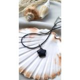 Yıldız Kolye Gerdanlık Yoga Reiki Doğal Oniks Taşı Kadın Takı Hediye