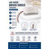 Yıldız Led Avize Trafosu Dc 180-260V 60-80W X 1 Tek Modlu