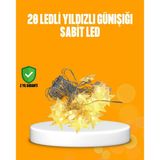 Yıldız Led Işık 5 Metre Dekoratif Aydınlatma Günışığı Vitrin
