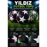 YILDIZ MODEL RENKLİ 5 NO FUTBOL TOPU 1. KALİTE 400-450 GRAM ŞİŞİK 67 CM ÇAP