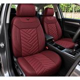 Yıldız Oto Koltuk Kılıfı Opel Corsa Comfort Uyumlu Bordo Nakışlı Oto Koltuk Kılıfı (Tam Takım Ön Arka Araç Koltuk Kılıfı)