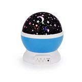 Yıldız Projeksiyon Lambası, Dönen Gece Lambası, Renkli LED Işıklı Galaksi Projektörü, Çocuk Odası ve Bebek Odası İçin Dekoratif Masa Lambası, USB ve Pil ile Çalışan Gece Işığı