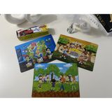 Yıldız Puzzle 3’lü Küçük Boy Arkası Boyamalı Puzzle + Oyun Hamuru