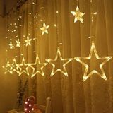 Yıldız Sarkıtlı Perde LED Aydınlatma - 3m Genişlik, 8 Modlu, Günışığı Renk,Ev Süsleme Işığı MKTB-250903225419