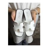 YILDIZ SHOES Kadın Terlik Yazlık Günlük Terlik Deniz Plaj Çeyiz Misafir ev Terliği BEYAZ