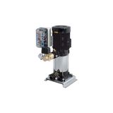 Yıldız Su HMC-4VA 1xtek Pompalı 1 Hp 220V Paslanmaz Dik Milli Kademeli Panolu Paket Hidrofor Su Pompası