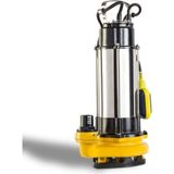 Yıldız Su YVP-1100F 1.5 Hp Flatörlü Kirli Atık Temiz Su Açık Vortex Fanlı Dalgıç Drenaj Pompası