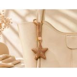 Yıldız Taşlı Luxury Çanta Charmı – Gold Kristal Bag Charm