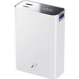 Yıldız Ticaret Mey Ithalat® PW501 20.000 Mah Dijital Göstergeli 2 Adet 45W Type-C ve 22.5W USB Çıkışlı Şarj Pd Hızlı Şarj Powerbank - Beyaz - Antrasit