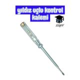 yıldız uçlu kontrol kalemi tornavida