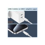 Yıldızan brkshop Bydiz Uyumlu 17/16/15 /pro/Max/Plus/iPad/Mac Usb C To Usb C 60w 120w İPhone Hızlı Şarj Kablo