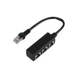 Yıldızan edl shop RJ45 Ethernet Splitter Adaptör 1 Erkek 3 Dişi LAN Çoklayıcı İnternet Paylaştırıcı CAT5 CAT6
