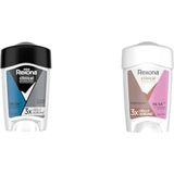 Yıldızan Men Clinical Protection Erkek Clean Scent 3x Güçlü Koruma 45 ml X1 + Rexona Clinical Protection Kadı