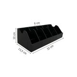 Yıldızan Nry Shop 5 Bölmeli Kemer Çorap Takı Makyaj Organizeri Dolap İçi Kemer Düzenleyici Organizer Beyaz 1