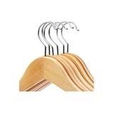 Yıldızan tua shop 6 Adet Ahşap Elbise Askısı,Etek,Pantolon,Elbise,Gömlek İçin Dolap İçi Tahta Askı,Gardrop As
