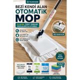 Yıldızhane Otomatik Mop XL & 4XL Yüzey Temizlik Havlusu Uyumlu | 360° Döner Başlıklı Yer Silme Mopu | Kullan At Temizlik Bezi Mop