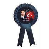 Yıldızkurdelaankara 10 Kasım Atatürk Saygıyla Anıyoruz Saten Kokart Rozet 50 Adet