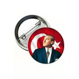 Yıldızkurdelaankara Atatürk Buton Rozet 20 Adet 58 Mm