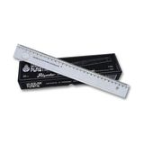 Yıldızlar 30 cm Polyester Mercekli Cetvel 2 Adet Kırtasiye Ürünleri İçin Şeffaf Renk