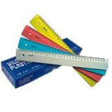 Yıldızlar 70 30 cm Plastik Renkli Standart Cetvel
