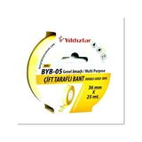 Yıldızlar Çift Taraflı Bant 36MMX25M - 2 Adet - Şeffaf