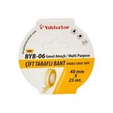 Yıldızlar Çift Taraflı Bant 45MMX25M - 2 Adet - Şeffaf