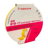 Yıldızlar Çift Taraflı Köpük Bant 12MMX5M - 2 Adet - Beyaz