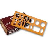 Yıldızlar Geometrik Şablon Cetvel 1.25 cm NO:040 (24'li Paket) - 24 Adet