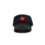 Yıldızlı Fidel Castro Che Guevara Şapkası Siyah Renk