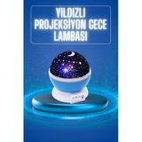 Yıldızlı Gece Lambası Mor Projeksiyon Görünümlü Masa Lambası Renk Değiştirebilen Mir60748457
