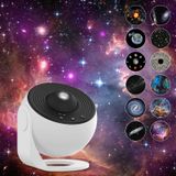 Yıldızlı Gökyüzü Gece Lambası Galaxy Projektör Çocuklar İçin Beyaz