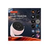 Yıldızlı Gökyüzü Projektör Gece Lambası, Beyaz Işık, Sıcak ve Rahat Atmosfer