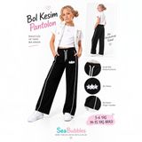Yıldızlı Kız Çocuk Geniş Alt Pantolon