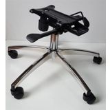 Yıldızsit Büro Koltuğu Yıldız Ayağı Çift Kollu Kuyruklu Mekanizma Krom Pistonlu Çap 70 Cm
