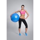 yıldızsport Pilates Topu, 65 cm, Mavi, Pompa Hediyeli