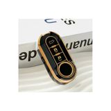 Yıldıztuning Fiat Bravo Anahtar Kılıfı Siyah-Gold