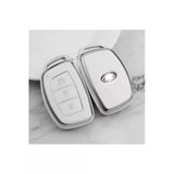 Yıldıztuning Hyundai Ix35 Sustasız Anahtar Kılıfı Beyaz-Silver