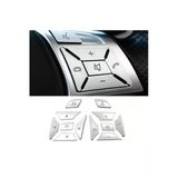 Yıldıztuning Mercedes C Serisi W204 Direksiyon Tuş Kaplaması Gümüş 2011-2013