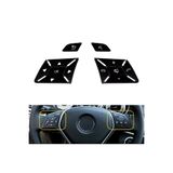 Yıldıztuning Mercedes C Serisi W204 Direksiyon Tuş Kaplaması Siyah 2011-2013