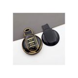 Yıldıztuning Mini Cooper F55 F56 F57 R56 R57 F60 F60 Siyah-Gold Anahtar Kılıfı