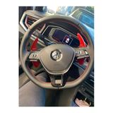Yıldıztuning Vw Golf 7 Uyumlu Direksiyon F1 Kulakçık 2013-2024 Kırmızı Renk