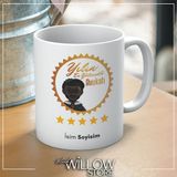 Yılın En Yetenekli Avukatı Temalı Kişiye Özel Isimli Seramik Kupa Bardak - 001 - Beyaz