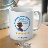 Yılın En Yetenekli Oyuncusu Temalı Kişiye Özel Isimli Seramik Kupa Bardak - 001 - Beyaz