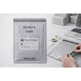 Yılmaz 35*45+5 Cepli Kargo Poşet 1000 Adet - 0 - Siyah - kargo poşeti