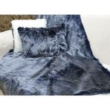 Yılmaz Home Peluş Koltuk Şalı 90 x 150 cm - Lacivert