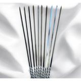 Yılmaz Nargile 10 Adet Yassı Mangal Şişi,domates Sebze Patlıcan Tavuk Kanat Şişi 50 cm ,yassı Şiş,galvaniz Şiş